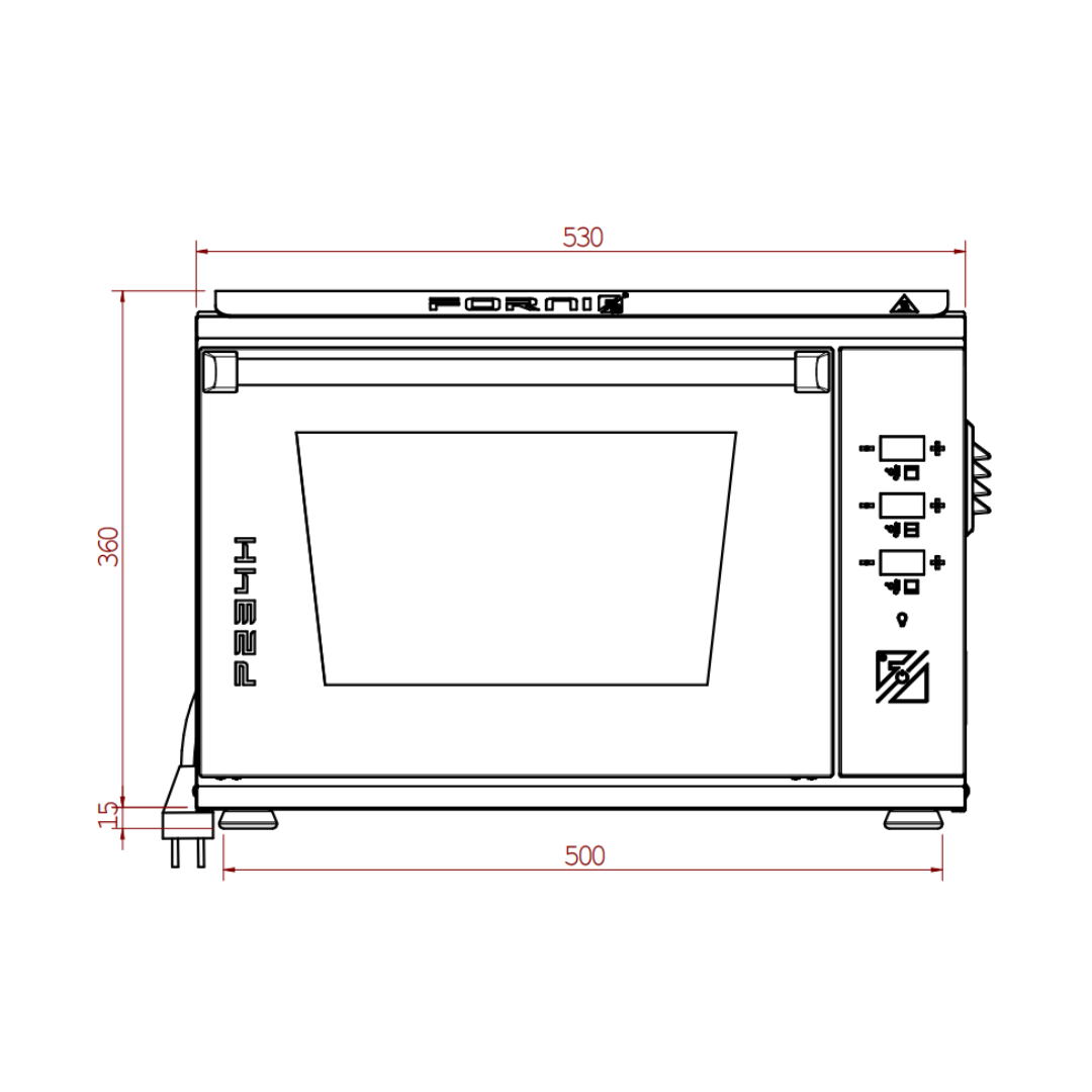 Horno P234H 509 PRO Effeuno