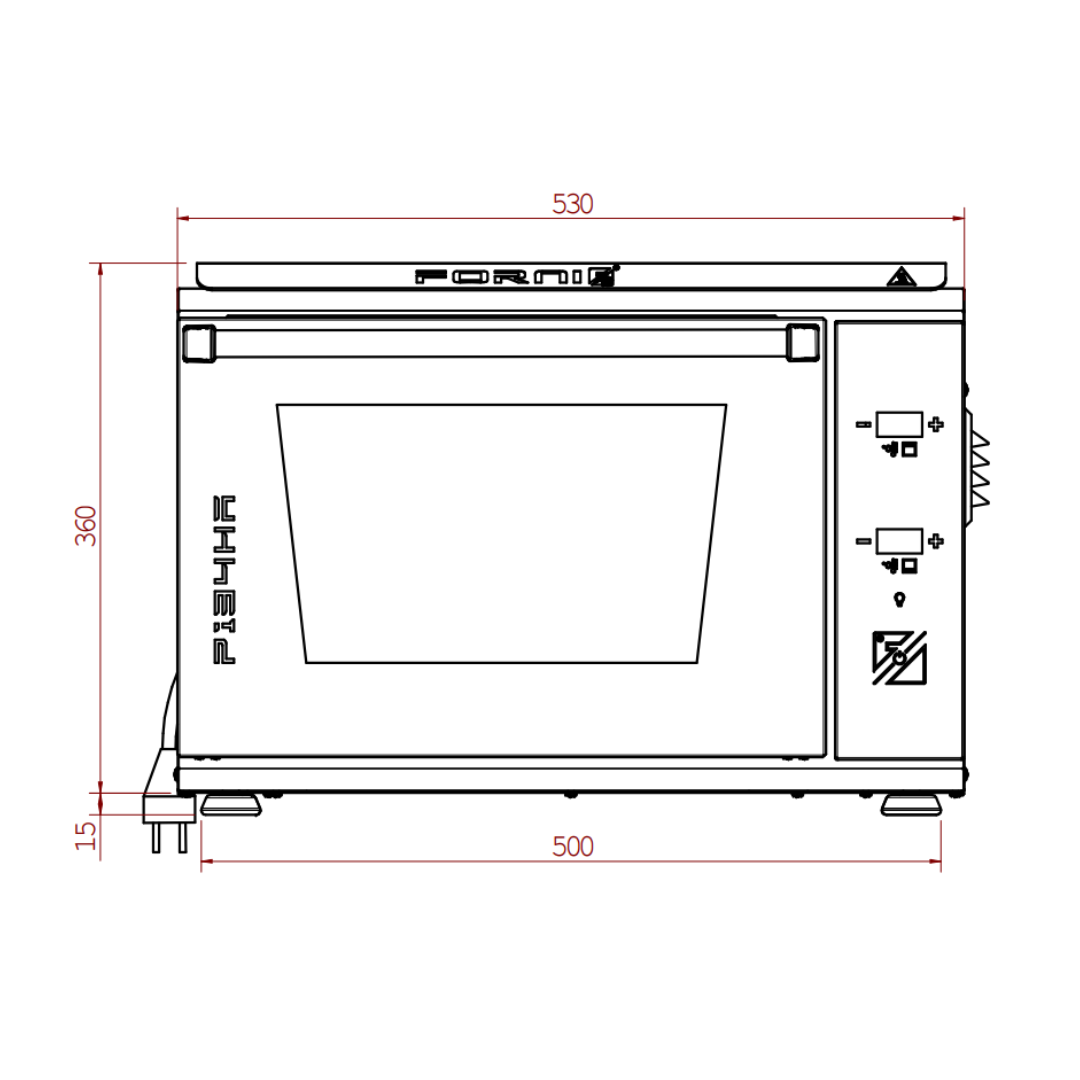 Horno P134HA 509 PRO Effeuno