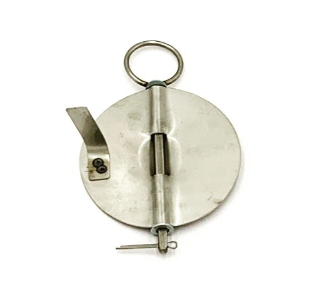 Válvula de acero inoxidable para el conducto de un horno de pizza de leña