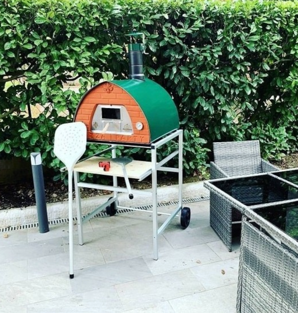 Horno de leña 70x70 para 2 pizzas