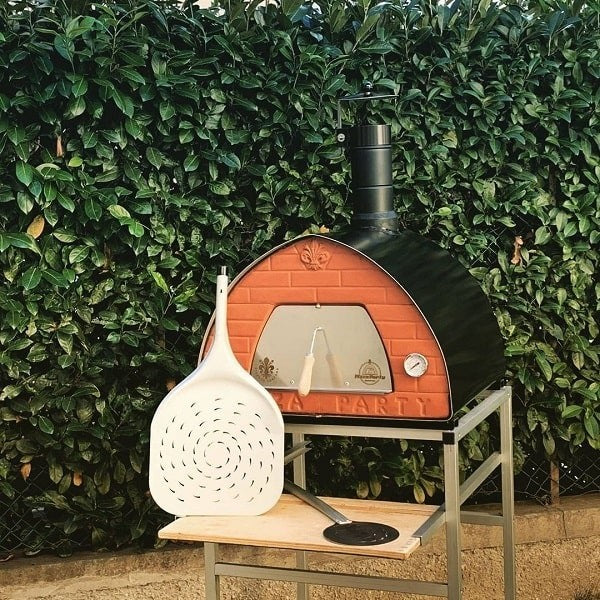Horno de leña 70x70 para 2 pizzas