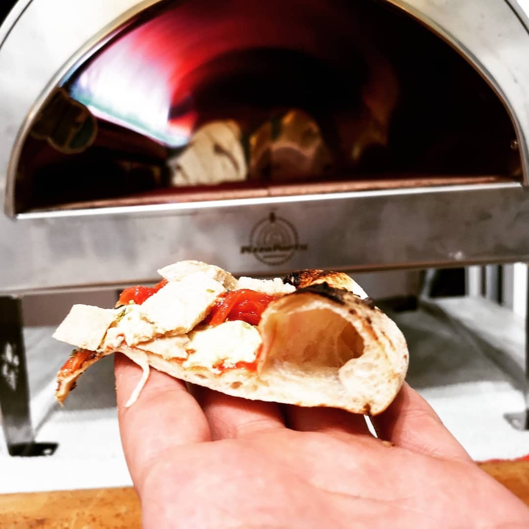 Horno de pizza de gas Ardore para exterior "PLATA" 40x40cm
