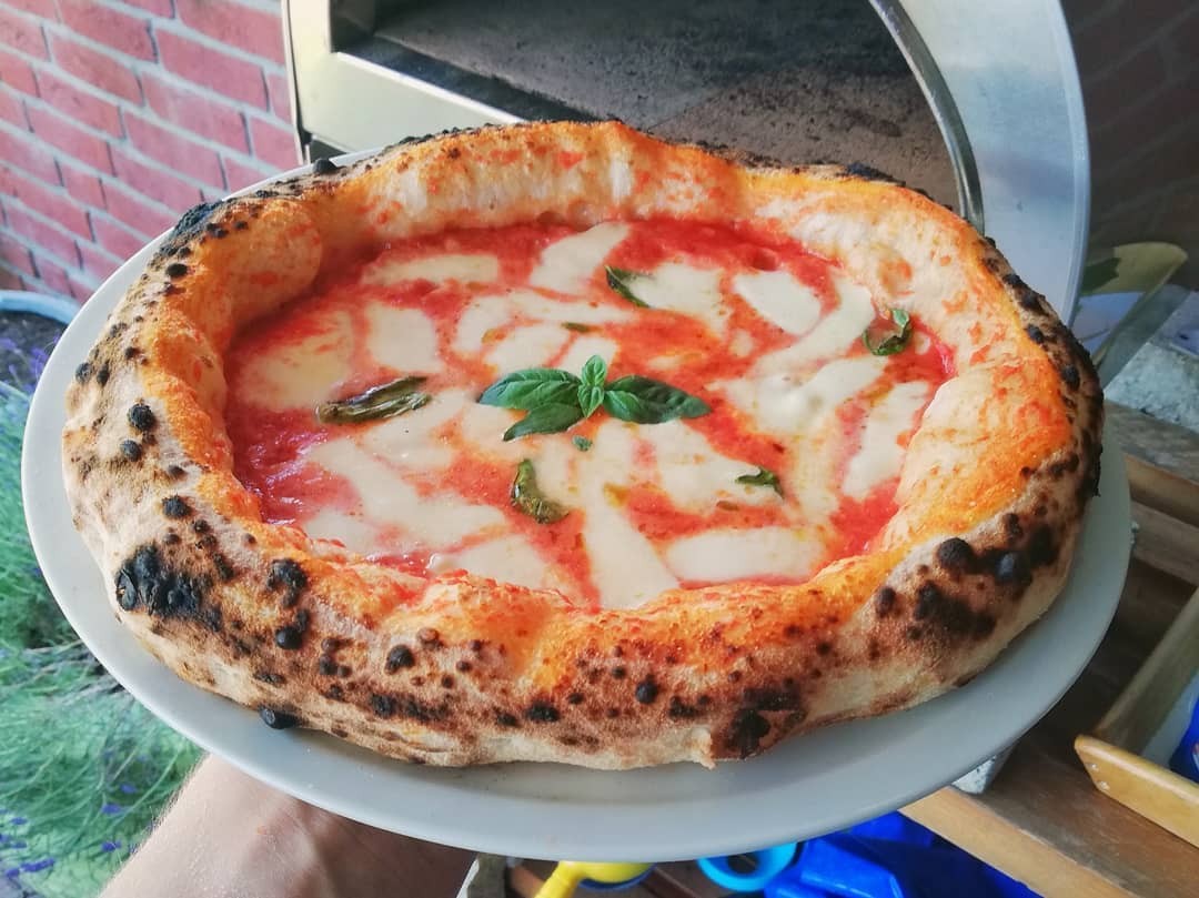 Horno de pizza de gas Ardore para exterior "PLATA" 40x40cm