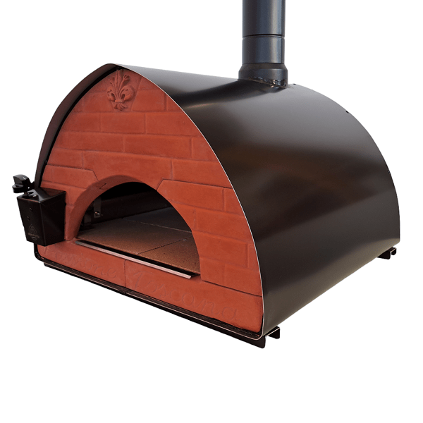 Horno de pizza exterior gas y leña Bollore 60x60cm híbrido