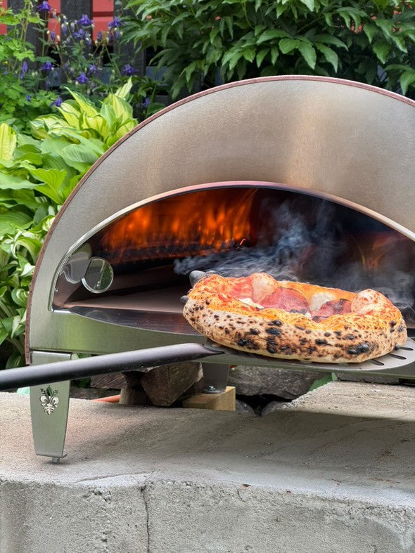 ISPIRAZIONE Horno de gas exterior "cobre antiguo" de 60x70cm + Funda