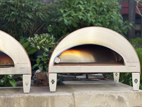 ISPIRAZIONE Horno de gas exterior "cobre antiguo" de 60x70cm + Funda