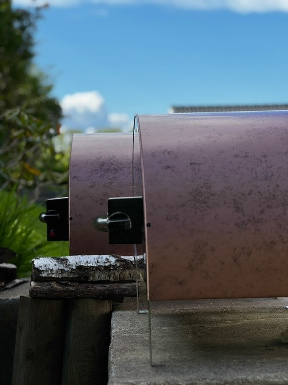 ISPIRAZIONE Horno de gas exterior "cobre antiguo" de 60x70cm + Funda