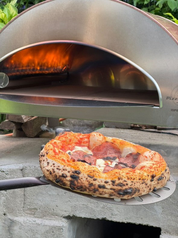 ISPIRAZIONE Horno de gas exterior "cobre antiguo" de 60x70cm + Funda