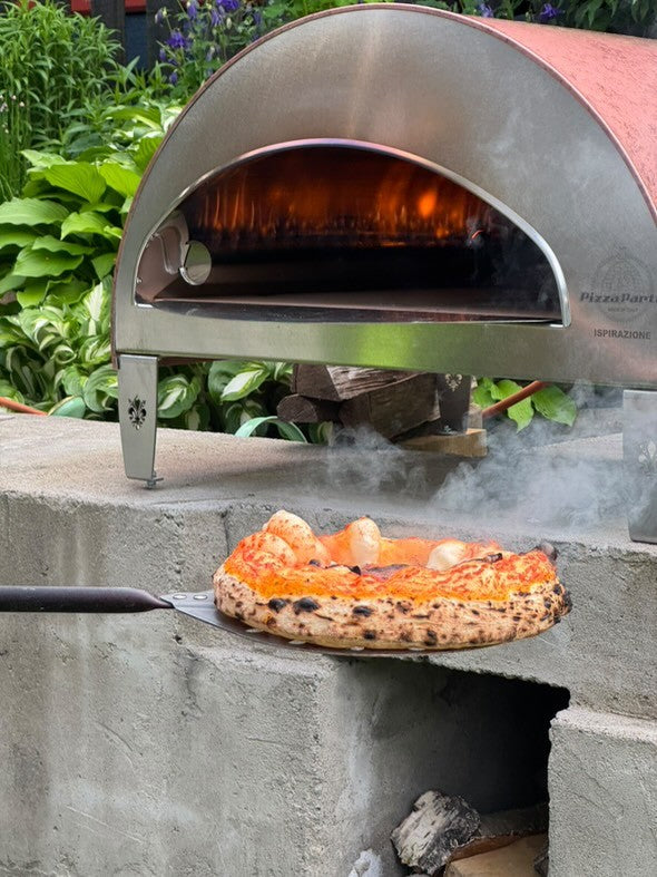 ISPIRAZIONE Horno de gas exterior "cobre antiguo" de 60x70cm + Funda