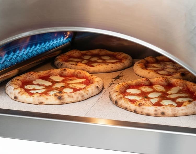 ISPIRAZIONE Horno de gas exterior "cobre antiguo" de 60x70cm + Funda