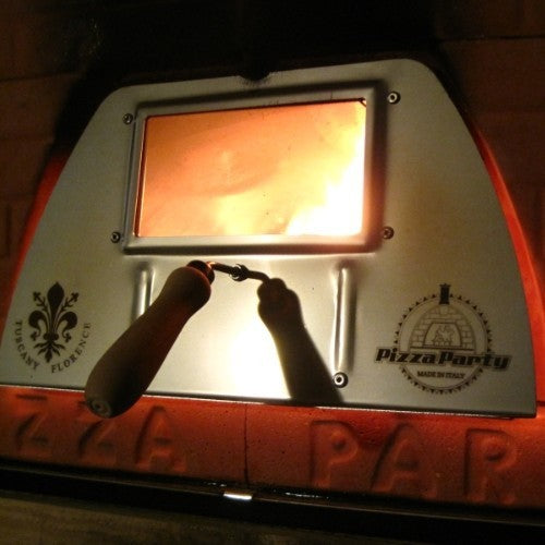 Puerta con cristal (solo horno de leña)