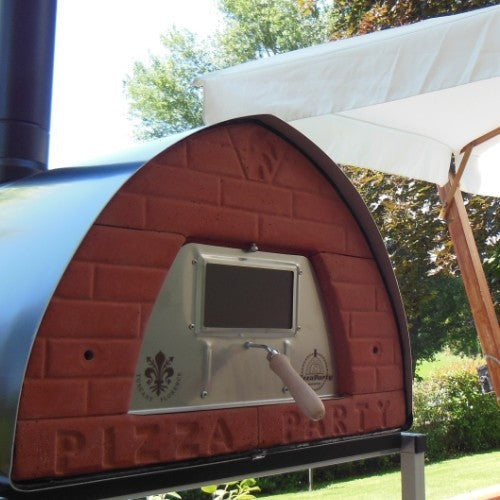 Puerta con cristal (solo horno de leña)