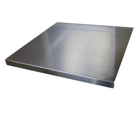 Tabla de amasar grande de acero inoxidable (66 x 48 cm)