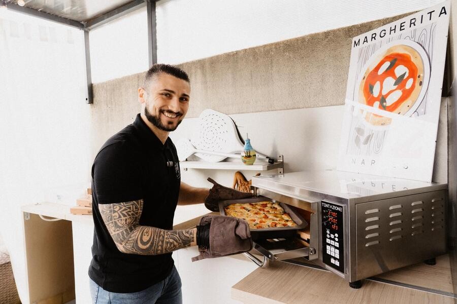 Tentazione MAX 2800w 500°c horno de pizza eléctrico digital GT3