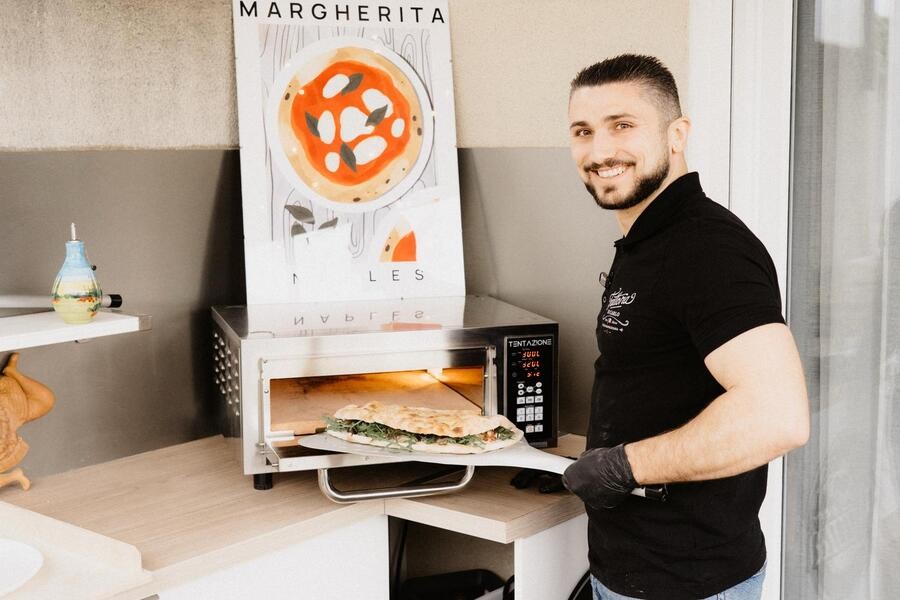 Tentazione MAX 2800w 500°c horno de pizza eléctrico digital GT3