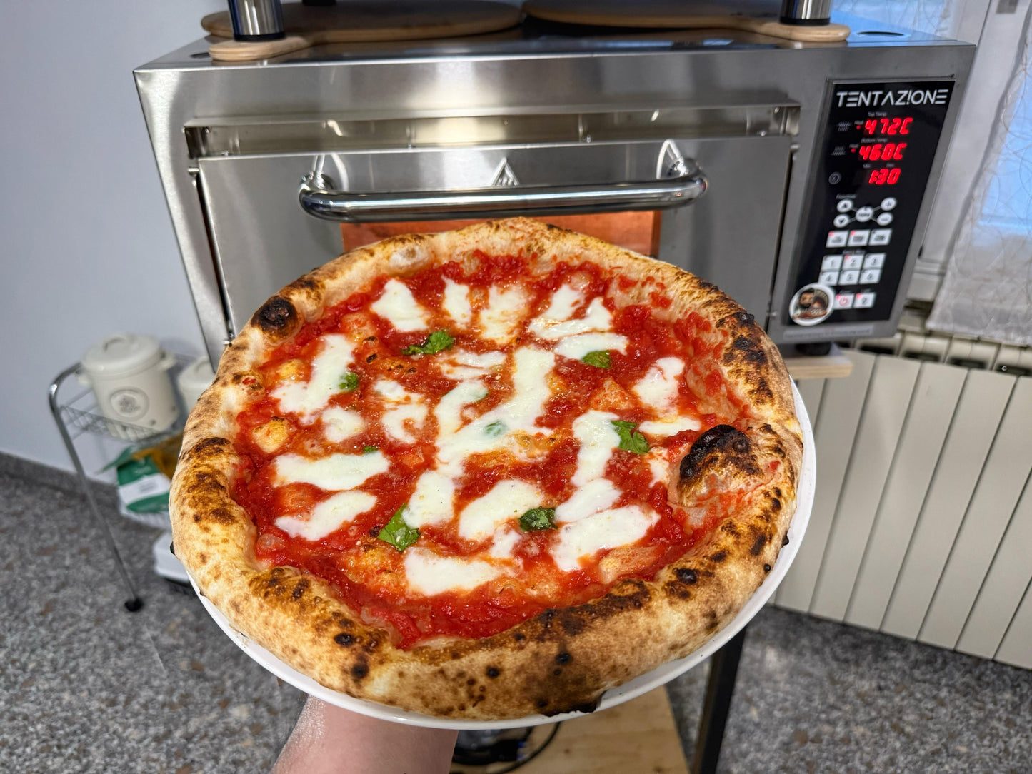 Tentazione MAX 2800w 500°c horno de pizza eléctrico digital GT3