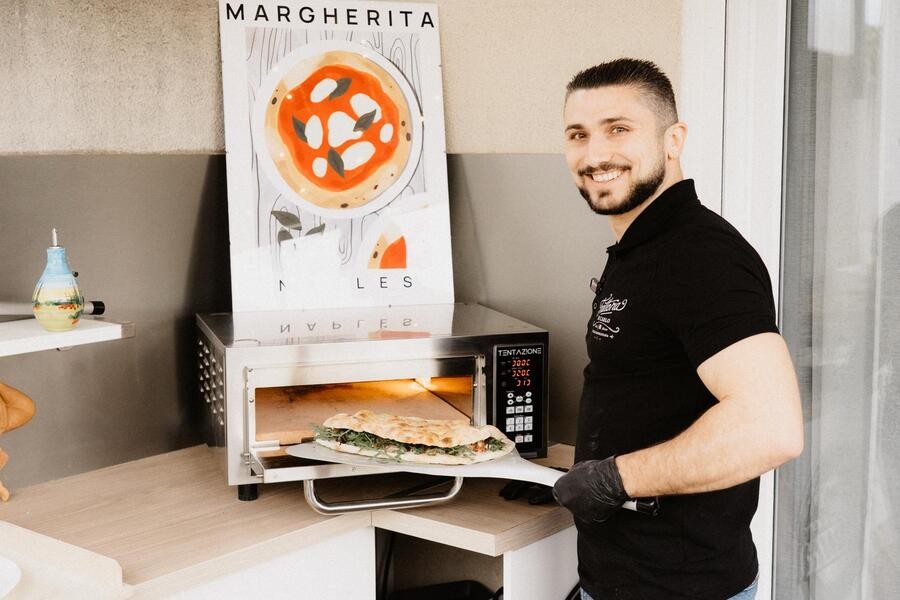 Tentazione MAX 2800w 500°c horno de pizza eléctrico digital GT3